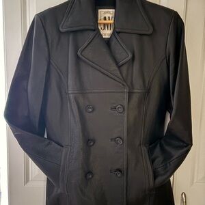 Women's Black Leather Jacket